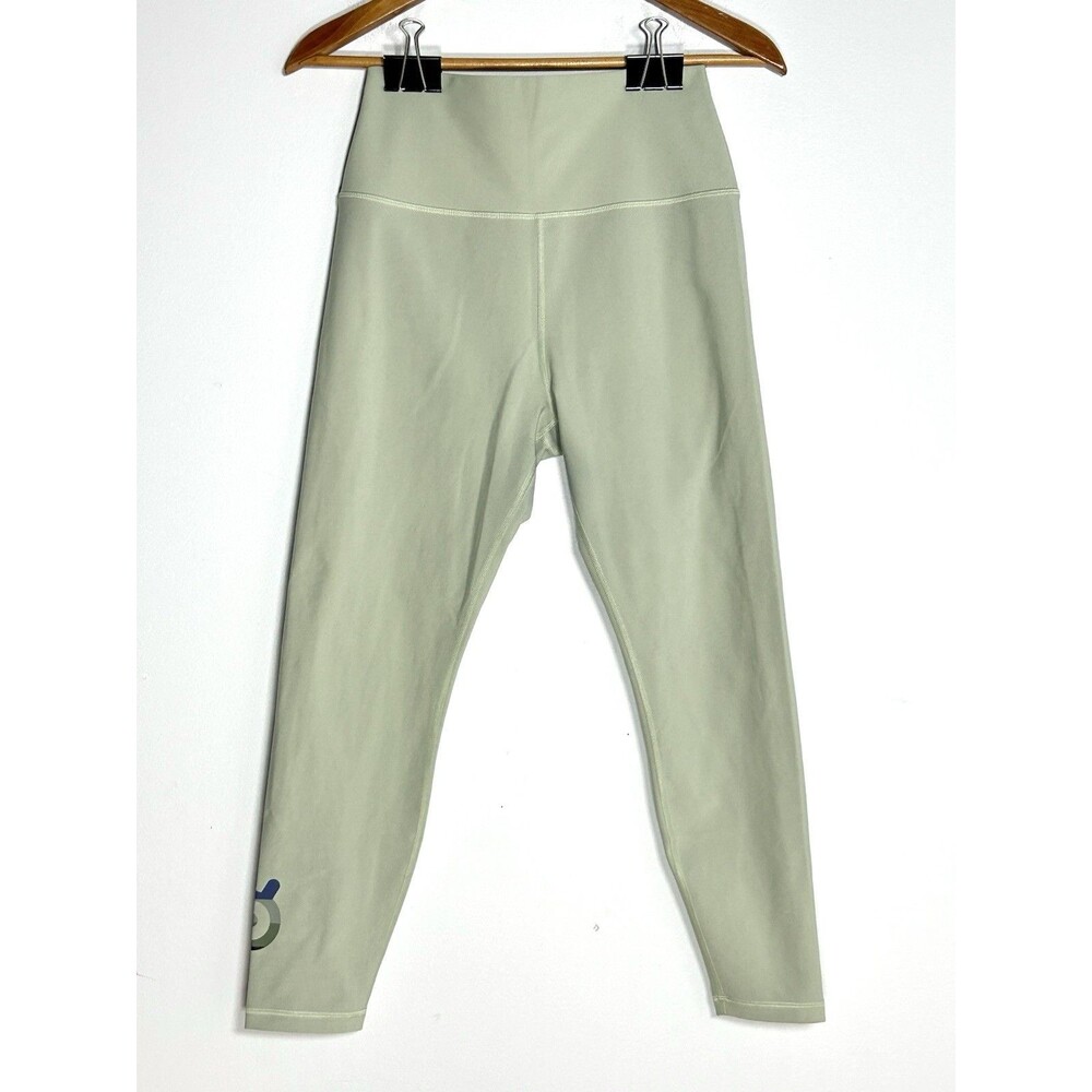 Peloton Women’s Large Sage Green‎ High Rise 7/8 Crop Leggings Yoga Gym
